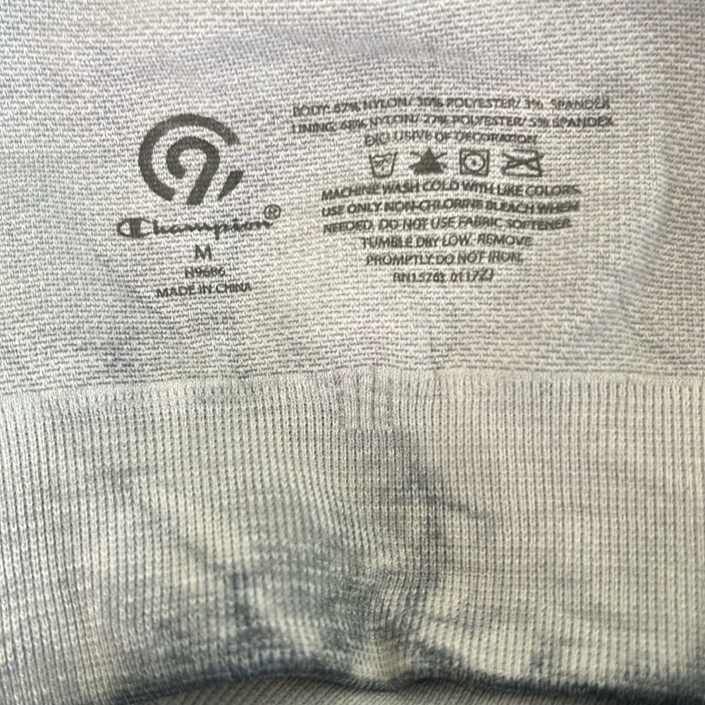 Champions Gray Tie Dyed Sports Bra - Picture 4 of 4
